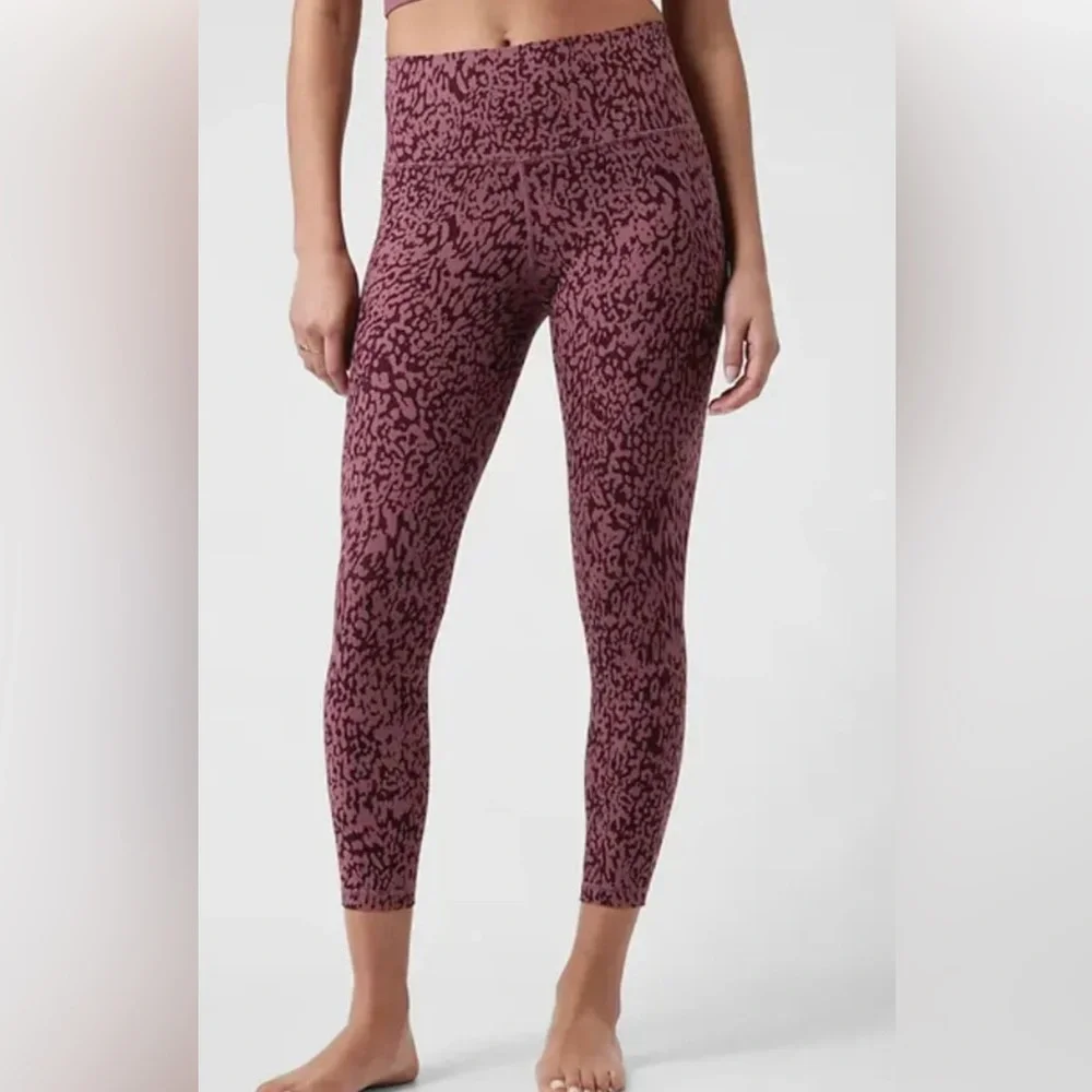 Athleta Salutation Stash Pocket II Printed 7/8 Tight - Picture 1 of 4